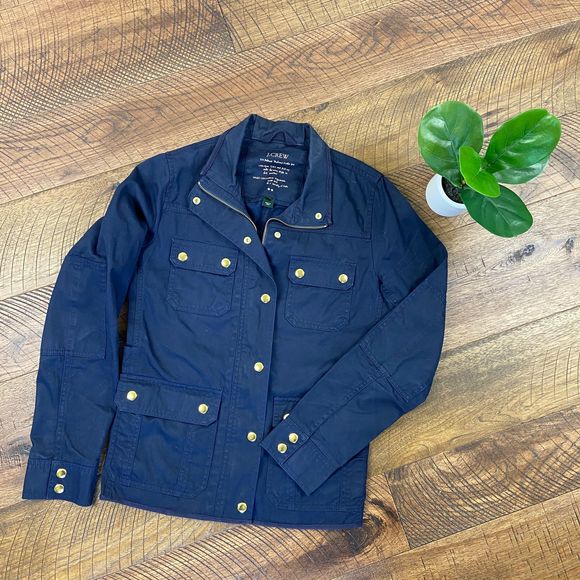 J.CREW relaxed boyfriend field jacket Xs - Picture 1 of 6